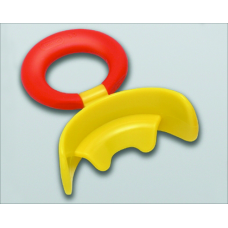 Вестибулярного платівка З козирька OS / C1 жорсткий, помаранчеве кільце, жовта