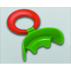 Вестибулярного платівка З козирька OS / C1 жорсткий, помаранчеве кільце, зелена