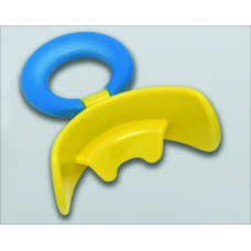 Вестибулярного платівка З козирька OS / C2 жорсткий, синє кільце, жовта