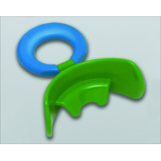 Вестибулярного платівка З козирька OS / C2 жорсткий, синє кільце, зелена