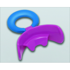 Вестибулярного платівка З козирька OS / C2 жорсткий, синє кільце, рожева