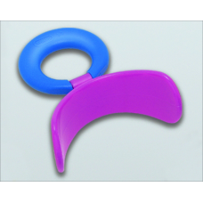 Вестибулярного пластинка СТАНДАРТ OS / 2 синее кольцо, жесткий, розовая